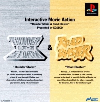 Thunder Storm LX-3 & Road Blaster JP Playstation JP box art